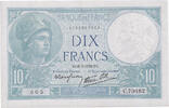 France 10 Francs Minerve, C.70482, Fayette:7.4, KM:84 -