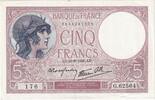 France 5 Francs Violet, G.62564, Fayette:4.9, KM:83 -