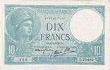 France 10 Francs Minerve, C.70482, Fayette:7.4, KM:84 -