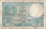 France 10 Francs Minerve, T.73435, Fayette:7.10, KM:84 -