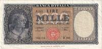 Italie 1000 Lire Billet, 1947-08-14, KM:72c -