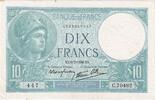 France 10 Francs Minerve, C.70482, Fayette:7.4, KM:84 -