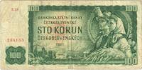 Tchécoslovaquie 100 Korun Billet, Undated (1961), KM:91c -