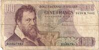 Belgique 100 Francs 1972-05-09, KM:134b, B -