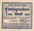 Allemagne 50000 Mark 1923-07-02 -