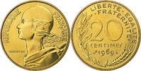 France 20 Centimes Marianne, Paris, Bronze-Aluminium -