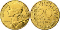 France 20 Centimes Marianne, Paris, Bronze-Aluminium -