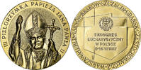 Pologne Medaille Congrès Eucharistique de Lodz, Jean-Paul II, Copper -