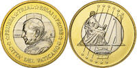 Vatican Medaille 1 E, Essai-Trial Benoit XVI, Bimétallique -