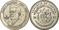 Libéria 10 Dollars 2003 John F. Kennedy, Cupro-nickel STGL 12,95 EUR  + 4,95 EUR frais d'envoi