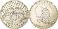 Pologne Medaille Euro de Football, Cuivre plaqué Argent, Poznan -