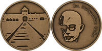 Pologne betaalpenning Auschwitz, Maksymilian Kolbe, Bronze -