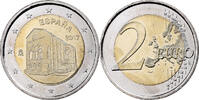 Espagne 2 Euro Églises du royaume des Asturies, Bi-Metallic -