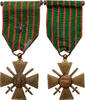 France Medaille Croix de Guerre, WAR, Une Citation, Très bon -
