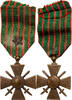 France Medaille Croix de Guerre, WAR, Une Citation, Très bon -