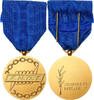 France Medaille Honneur et Fraternité, F.N.D.T, Non circulé, Gilt Bronze -