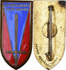 France Broche Insigne Ecole Coëquidan, Military, Excellent Quality, Métal -