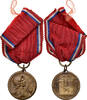 France Medaille Verdun , On ne passe pas, WAR, Très bon état, Bronze -