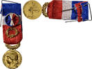 France Medaille Honneur-Travail, République Française, Excellent -