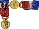 France Medaille Honneur-Travail, République Française, Non circulé -