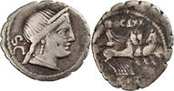 Denarius Serratus Naevia, Rome, Argent, Crawford:382/1 -