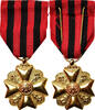 Belgique Médaille Mérite Civique, Non circulé, Gilt Bronze, 35 -