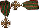 France Médaille Croix de Guerre, Très bon état, Bronze, 38 -
