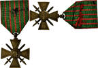 France Medaille Croix de Guerre, WAR, Une Citation, Excellent -