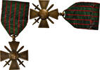 France Medaille Croix de Guerre, WAR, Excellent Quality, Bronze -