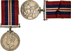 Royaume-Uni Medaille War, Georges VI, Excellent Quality, Nickel -