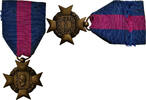 France Medaille Services Militaires Volontaires, Excellent Quality, Bronze -