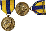 États-Unis Medaille Navy Service, Expedition, Excellent Quality, Bronze -