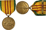 États-Unis Medaille Vietnam Service Medal, Excellent Quality, Bronze, 32 -
