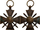 France Medaille Croix de Guerre, Good Quality, Bronze, 38 -