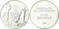 France Medaille Commémoration de la visite en France du pape Jean-Paul II -