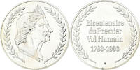 France Medaille Bicentenaire du Premier Vol Humain, Argent -