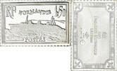 France Medaille Timbre, Paquebot Normandie, Argent -