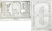 France Medaille Timbre, Chomeur Intellectuels, Victor Hugo Surchargé -