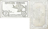 France Medaille Timbre, Orphelins de Guerre, La Marseillaise, Argent -