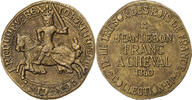 France betaalpenning Collection BP, Franc à Cheval, Jean Le Bon, Cuivre -