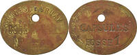 France betaalpenning Mines de Bruay, Capsules, Foose 1, Laiton -