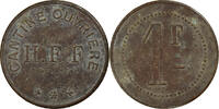 France 1 Franc H.F.F, Cantine Ouvrière, Cuivre -