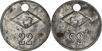 France betaalpenning Jeton de Charbonnage, Mines, Aluminium -