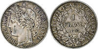 France Franc Cérès, Paris, Argent, Gadoury:465a, KM:822.1 -
