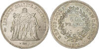 France 50 Francs Hercule, Frappe hybride, Argent, Gadoury:882a -