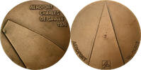 France Medaille Aéroport Charles de Gaulle, Paris, Bronze -