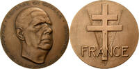 France Medaille Général de Gaulle, Président de la République, Bronze -