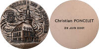 France Medaille La Ville de Bapaume, à Christian Poncelet, Président du -