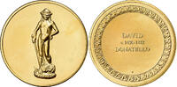 France Medaille David, Donatello, Gilt Bronze -