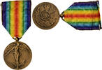 Belgique Medaille Interallied Victory Medal 1914-1918, WAR -